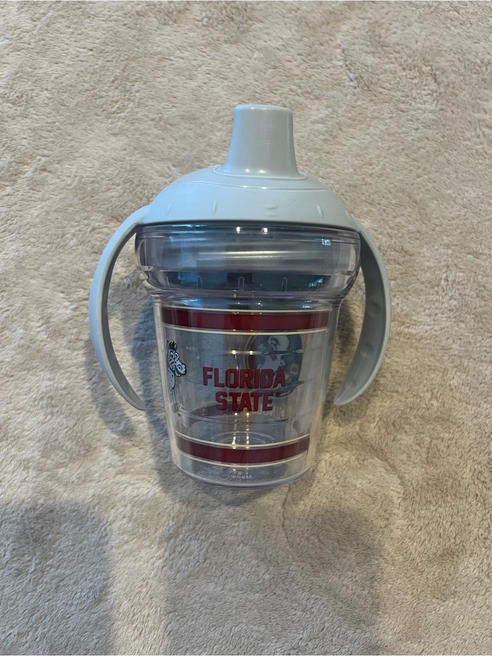 tervis Florida State Kids Sippy Cup - Clear, Gray, Garnet